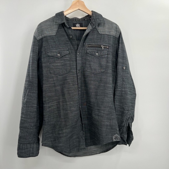 Rock & Republic Other - Rock & Republic Button Down Shirt Mens Small